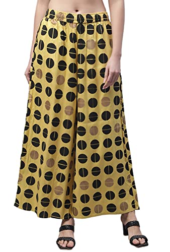 Image of Pistaa's Women's Regular Fit High Rise Palazzo