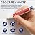 Grout Pen White | Waterproof Tile Grout Marker Repair Kit for Kitchen & Bathroom | Touch Up Paint | Bright White Grout Colorant - Fast Drying, Covers Stained Grout Lines on Floor, Shower Tiles(2Pcs)
