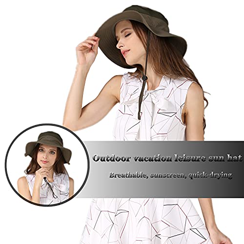 Outfly-Chapeau-de-Soleil-a-Large-Bord-Chapeau-de-Seau-Chapeau-Bonnie-leger-Parfait-pour-Les-activites-de-Plein-air-Divers-Couleurs