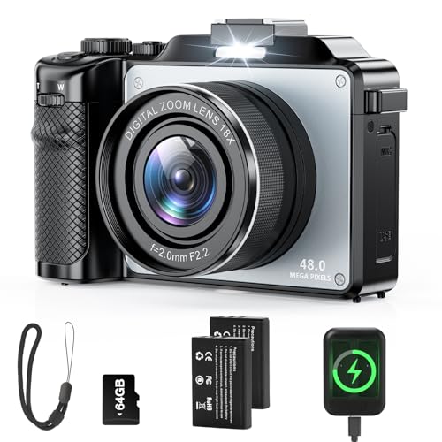 AILRINNI 4K Digital Camera for Photography and Video Auto-Focus, ...