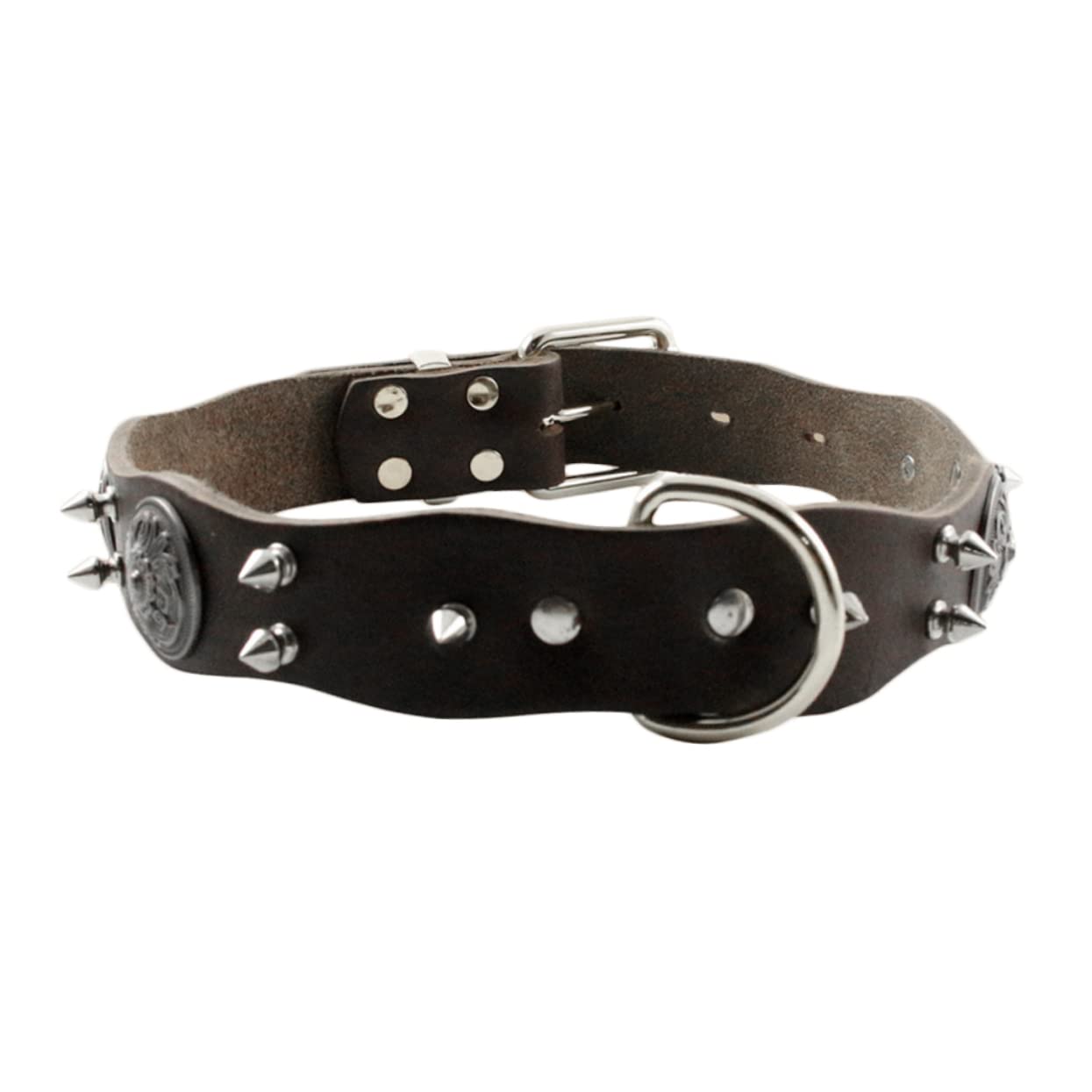 Collier en cuir pour grand chien BESPORTBLE l'élégance confortable
