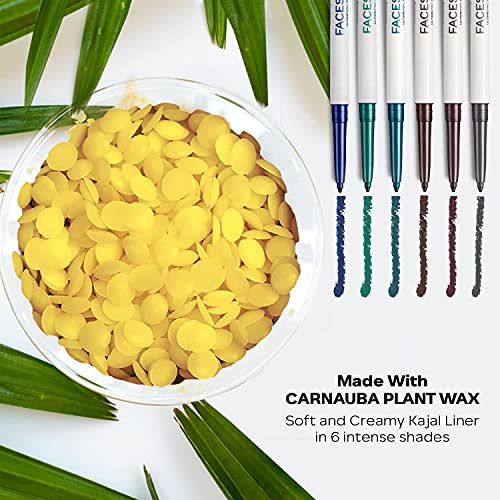 Image of FACESCANADA Ultime Pro Twist Eye Metallic Kajal Liner stick - Green,0.35G|High Impact Intense Color In 1 Stroke|24Hr Long Stay|Matte Finish|Soft Texture|Waterproof&Smudgeproof|Made With Carnauba Wax