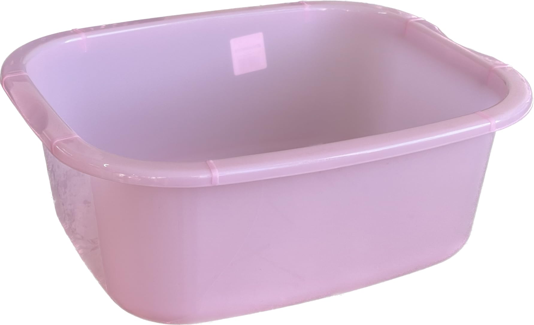 oceanevo® 11 Litres Rectangular Washing Up Bowl Pink Basin Mixing Sink Tidy Organizer Large Plastic Kitchen Portable Dish Washtub (Pink)