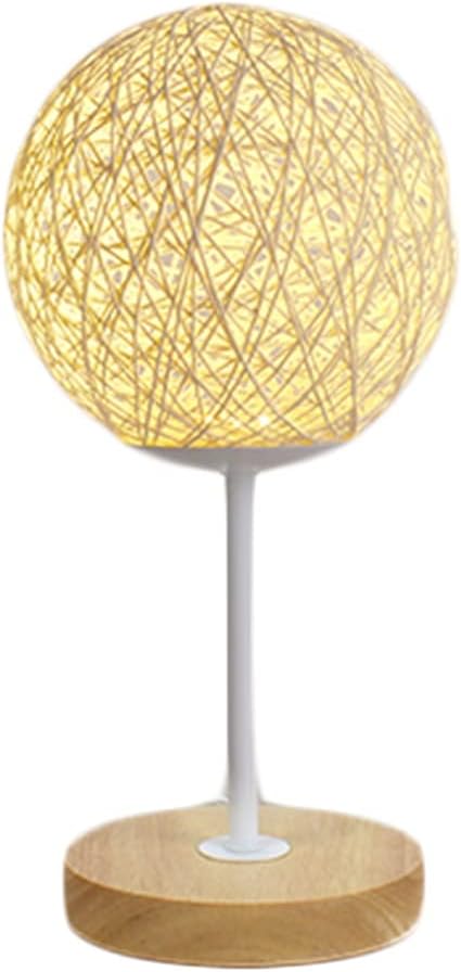 Classic Table Lamp Plug-in Mode Multi-Level Adjustment of Brightness LED Desk Lamp- USB Dedicated Cable- for Bedroom Living Room Illumination (Color : White)