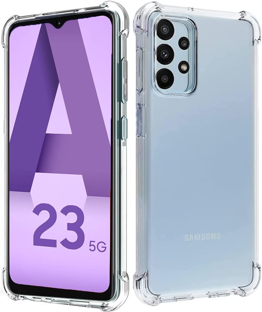 COVERLINE Samsung Galaxy A23 5G Back Cover For Phone Transparent Silicon Bumper Case Cover [Protective + Anti Shock Proof Case], Samsung Galaxy A23 5G Back Cover For Phone Clear Case, Transparent (B0BTPQ4VFF) Amazon Price History, Amazon Price Tracker