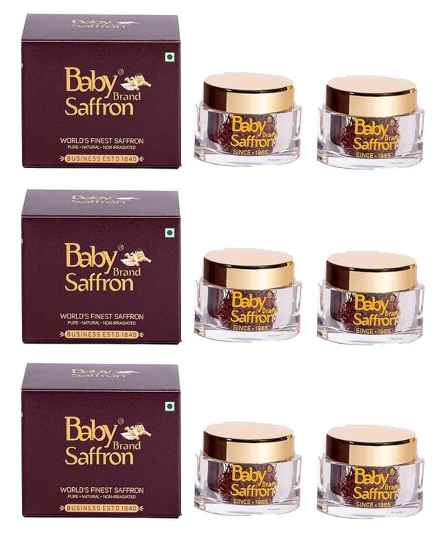 See full amazon price history chart for Baby Saffron Brand 100% Pure Worlds Finest Saffron (Kesar) With Box Packaging, 1Gm Each (Pack of 6) Baby Saffron Brand 100% Pure Worlds Finest Saffron (Kesar) With Box Packaging, 1Gm Each (Pack of 6) (B0BJ24PB18) Amazon Price History, Amazon Price Tracker