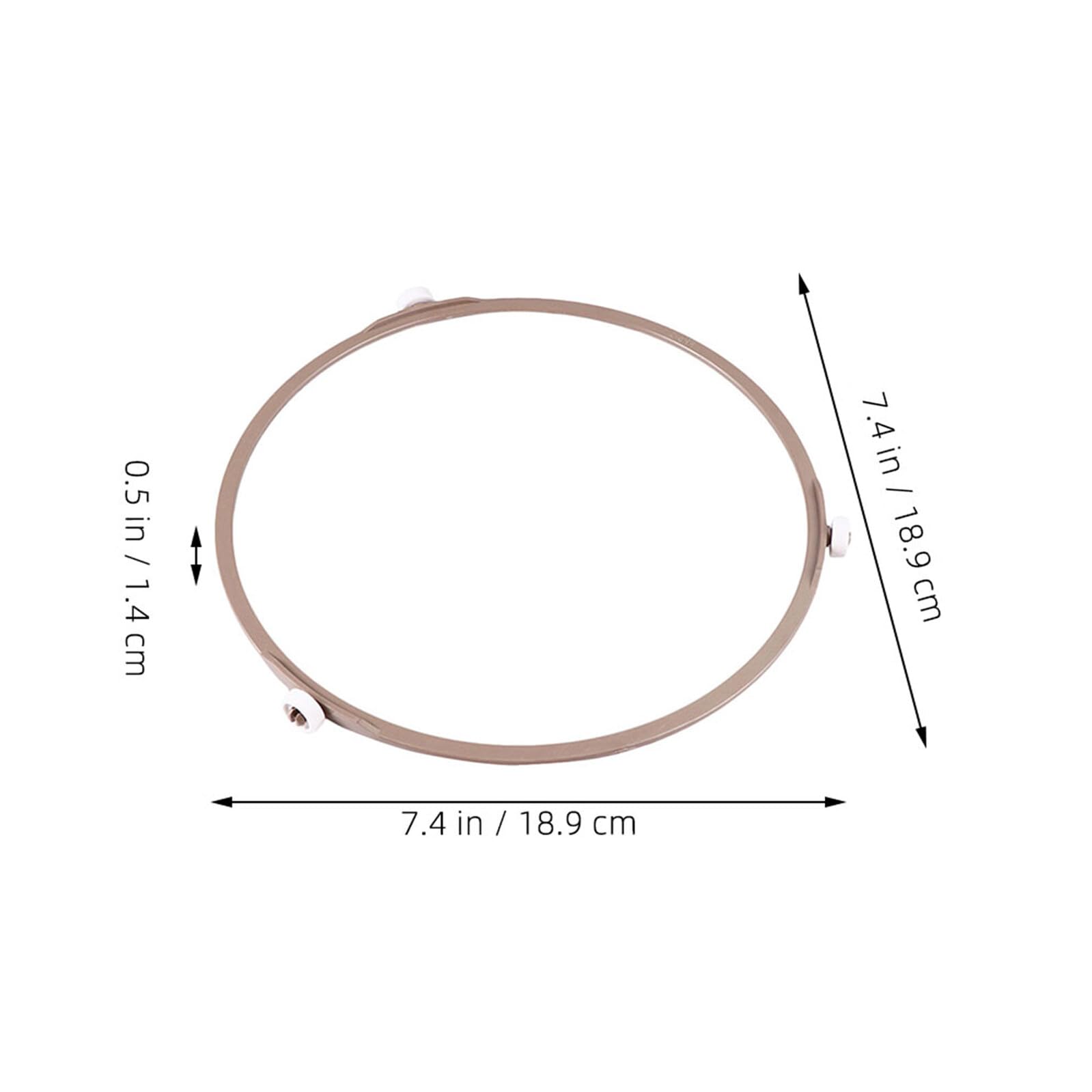PACKOVE Drehtellerhalterring aus Pp für Mikrowellen Praktischer Mikrowellen Rollring zur Stabilen Drehung Des Glasdrehtellers Ersatzteil für Mikrowellenplatten