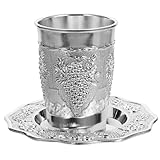 Ideal für jüdische feste: dieses set wurde für schabbat und pessach entworfen und unterstreicht die bedeutung ihrer religiösen praktiken, tasse, pessachbecher