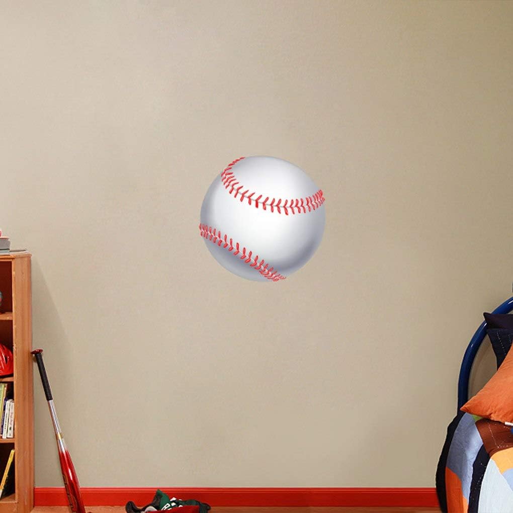 Sweetums - Vinyl Wall Decal Decorative Decor Sticker for Nursery, Kids and Teens, Bedroom, Man Cave, Sports Fan - Baseball Printed Wall Decal | 36" | Choose Your Sticker Size