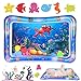 Alfombra Inflable Agua para Bebé, Inflable Alfombra de Juego, Agua Del Bebé Cojin, Alfombra de Juego de Agua para Bebé, Alfombrilla de Agua Inflable, para actividades de desarrollo temprano del bebé