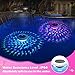 Goallim Solar Floating Pool Lights Flamingo Dynamic Lighting Effect, RGB Color Changing Auto Glow Flamingo Pool Lights That Float, IP68 Waterproof Hangable Floating Lights for Pool Party Decor - 2PCS