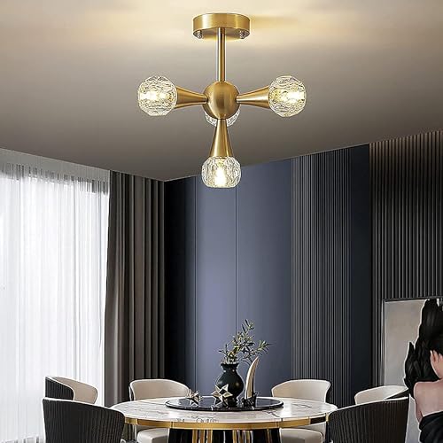 Lustres cristal de luxe modernes tout en bronze pour maison