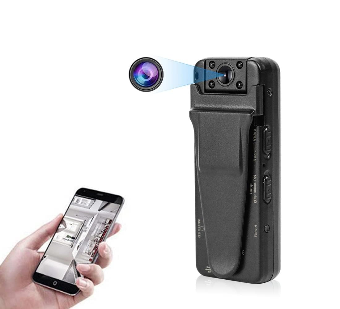 Camleigh 4k HD Police WiFi Body Camera with Free 64GB Memory Card, Body Worn Camera,Premium Portable Body Pocket Camera with Video Audio Recording Wearable,Night Vision,Motion Detection-image-49