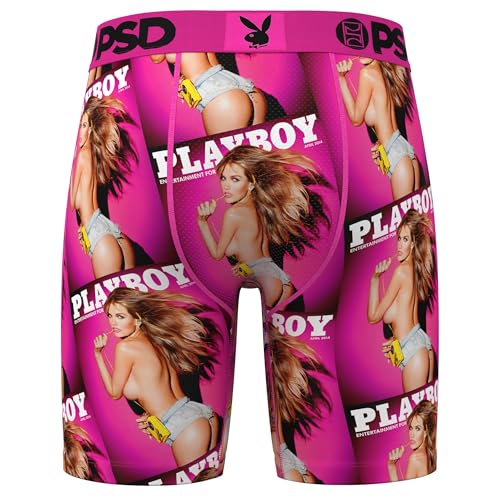 PSD Men's Playboy Jams Boxer Brief, Multi, S4