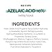 RECIPE Azelaic Acid 10 Soothing Ampoule - Soothing Serum, Facial Serum for Sensitive skin - Korean Skincare for Mild Breakouts (1.01 fl oz)