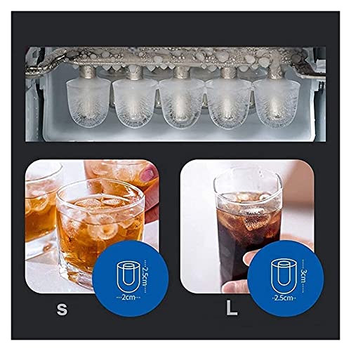 Máquina de cubitos de hielo portátil 16KG/24H auto limpieza miniatura 5