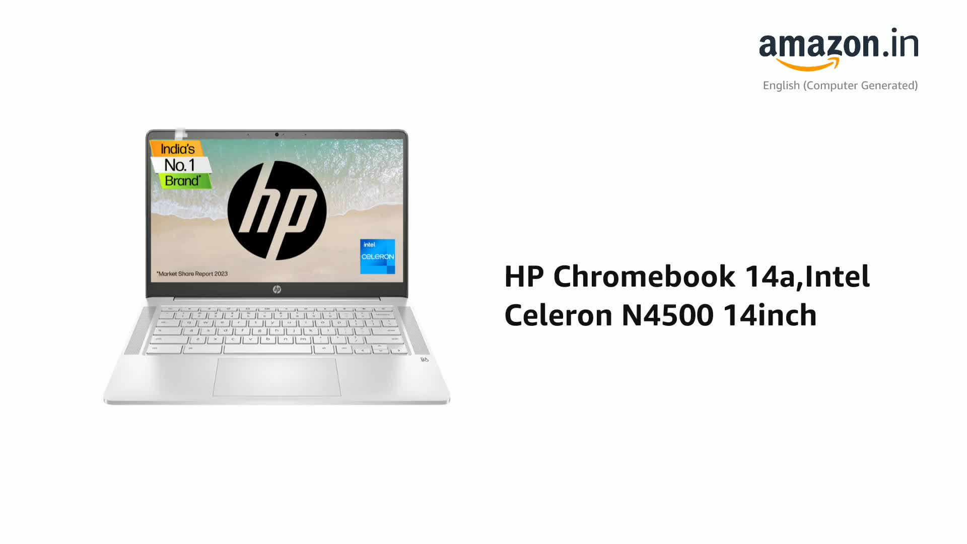 HP Chromebook 14a,Intel Celeron N4500 14inch(35.6 cm) FHD