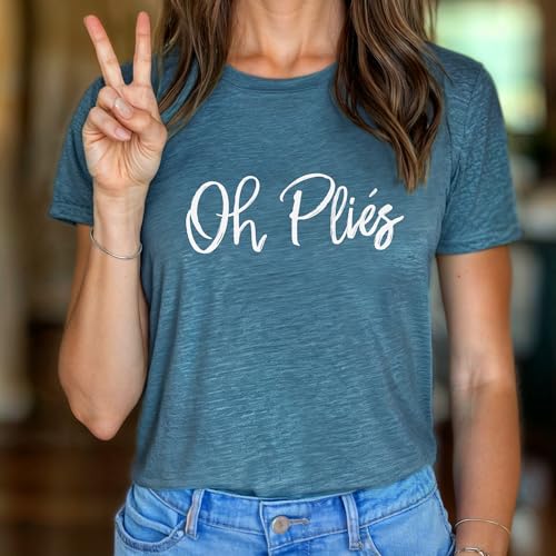 Ballet Shirt - Dancer Shirt - Oh Plies Shirt - Dancer Gift - Dance Shirt - Ballerina Shirt - Dancer Clothing - Softstyle Unisex T-Shirt3