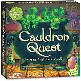 Peaceable Kingdom Cauldron Quest Cooperative Potions and Spells Game for Kids