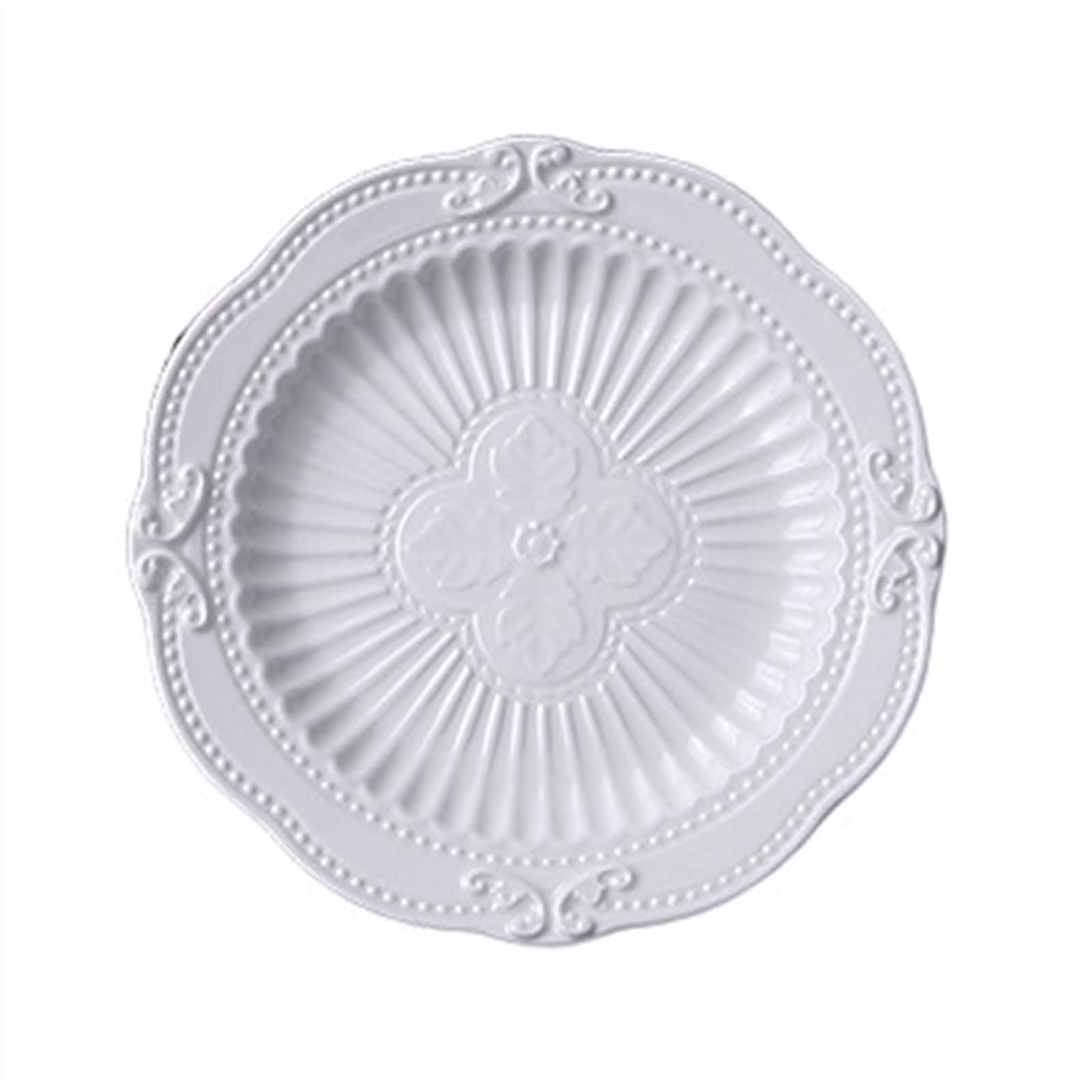 NZPOST Ceramic Cutlery Ceramic Dinner Plate Steak Plate Dinner Dessert Plate Fruit Plate Restaurant Kitche