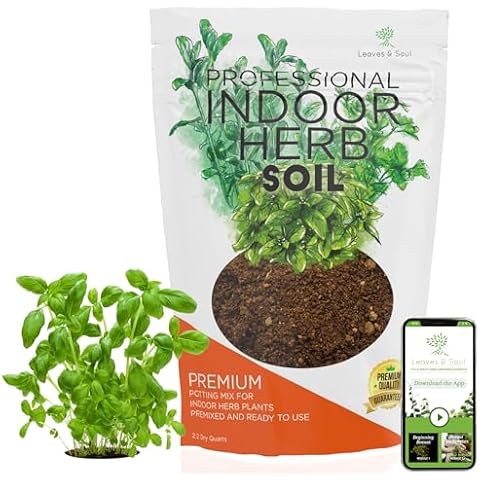 Professional Indoor Herb Plant Soil | Leaves and Soul thumbnail