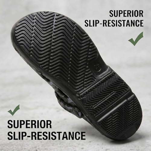 Image of CERYTHRINA Mens Garden Clogs Lightweight Breathable Slip on Sandals Fashions Pool Beach Shoes Non Slip Home Clogs Slippers