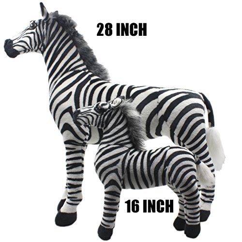 Tagln Stuffed Animals Zebra Horse Toys Plush (16 Inch) #TOP4