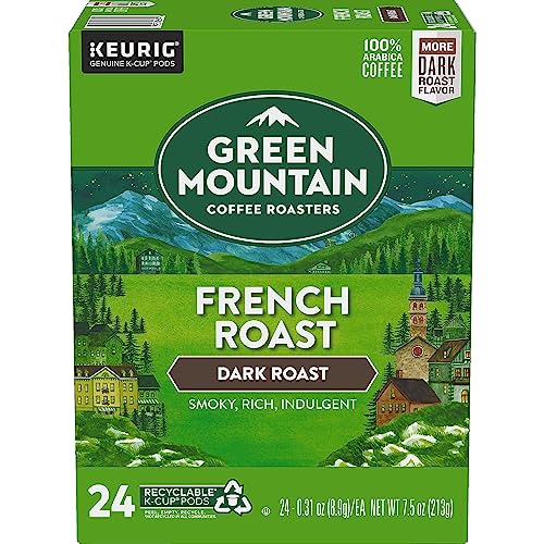 Image of Green Mountain Coffee French Roast, K-Cup Portion Pack for Keurig K-Cup Brewers, 24-Count