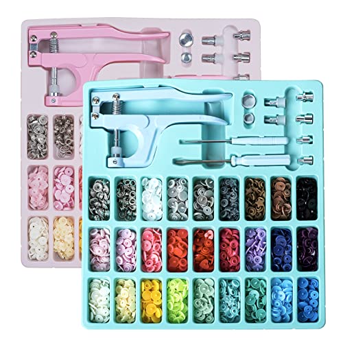 Boutons instantanés en plastique et pinces pour réparer sans coudre