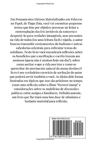 Pensamentos Etéreos Materializados em Palavras no Papel