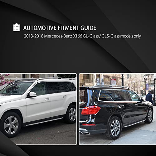 Estribos laterales compatibles con Mercedes Benz GLS X166 2013-2018 miniatura 3