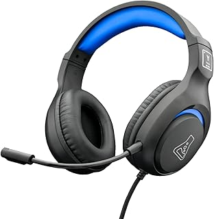 The G Lab Korp Yttrium,Gaming Headset for PC, PS4, PS5, Xbox, Switch, Gaming Headset with Foldable Microphone, Stereo Audio Gamer Headset, High Bass Gaming Headset,Microphone 3.5 mm Jack,NEW 2022