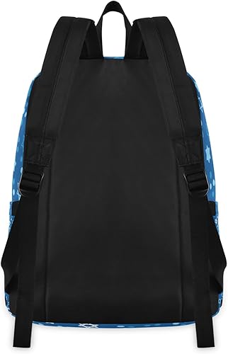 Miniatura 5 de Juego de mochila de jardín de infantes con diseño de vaca blanca y negra para niñas y niñas, Patrón judío Confeti Estrella