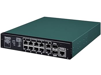 パナソニック　スイッチングハブ GA-ML4TPoE+ PN260493N GA-ML4TPoE+(PN260493N)｜PoE給電スイッチングハブ