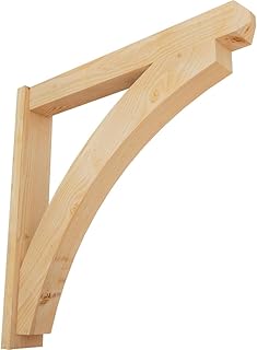 6"W x 40"D x 40"H Thorton Craftsman Rough Sawn Outlooker, Douglas Fir