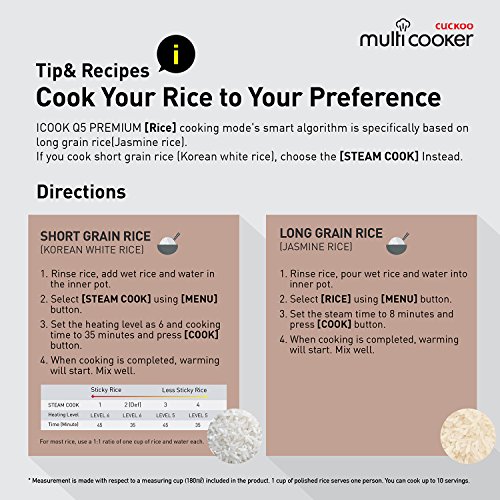 5QT Cuckoo Electric Pressure Cooker with 10 Menu Options and Stainless Steel Pot, GOLD / WHITE