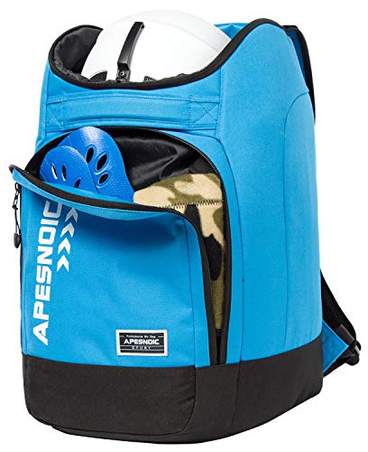 APESNOIC Ski Boot Bag Waterproof Ski Bags for Travel Stores Gear Including Helmet,Goggles,Gloves