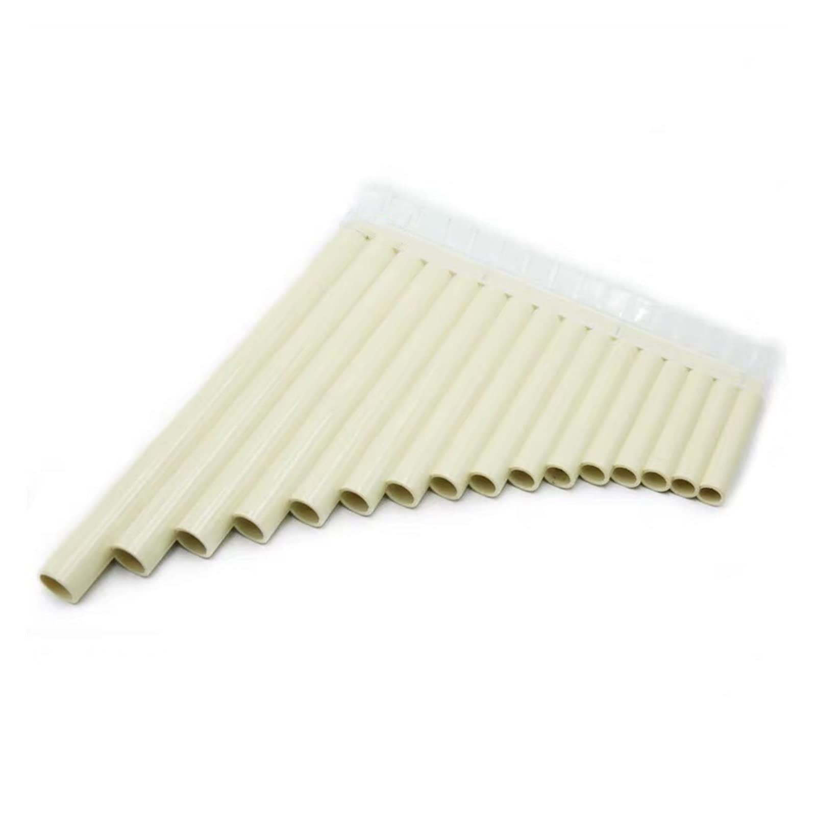 Strumento a fiato di Pan Pipes Flauto di Pan A 18 Tubi Flauto di Pan A 16 Tubi (Color : 16 Tubes Beige)