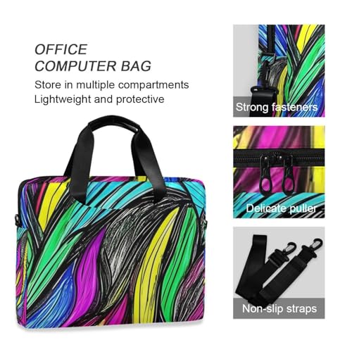 Funda para portátil messenger 15.6 pulg con asa y correa miniatura 6