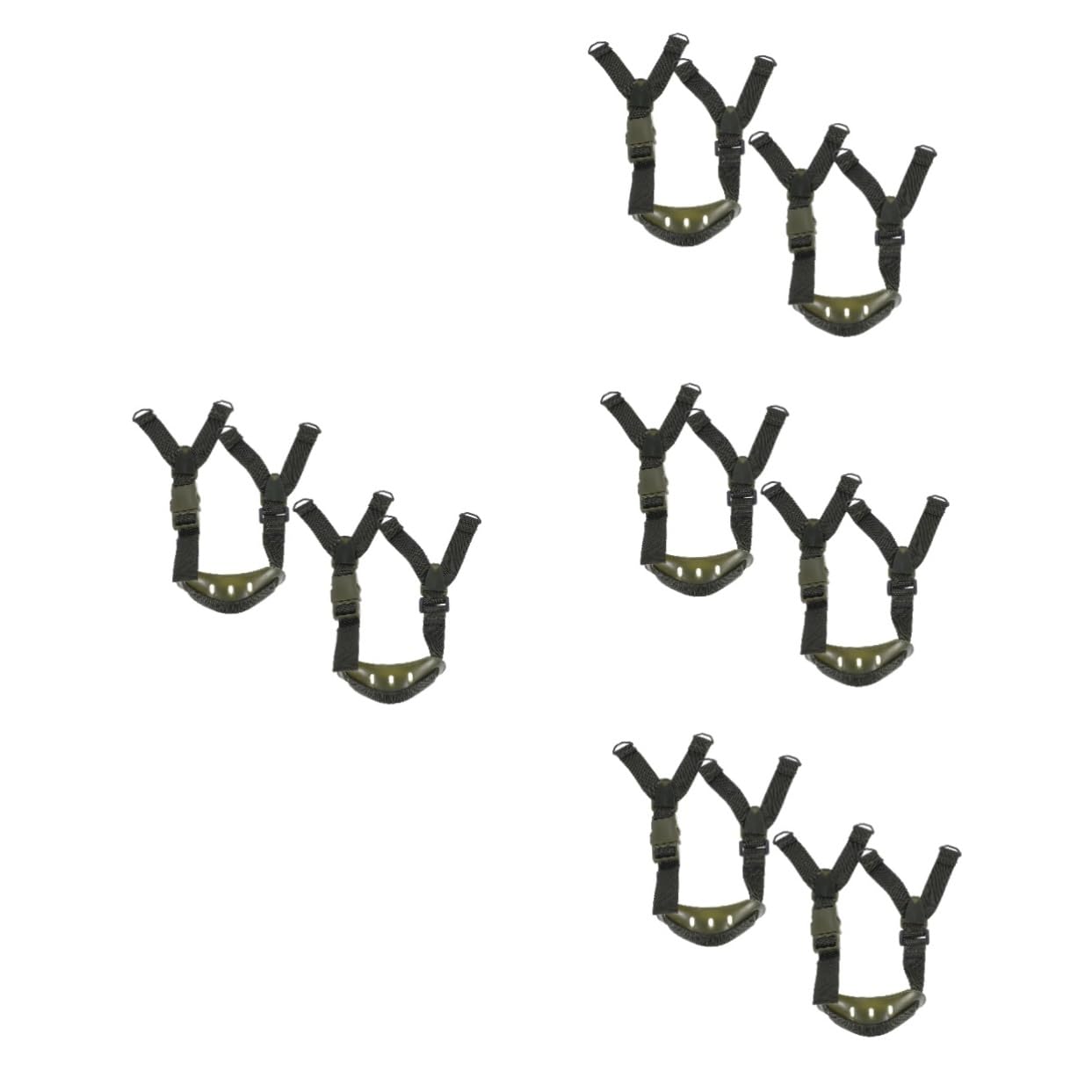 VILLCASE Helm Kinnriemen Schutzhelmgurt Kinnriemen Für Schutzhelm Ersatz-kinnriemen Hardhat-kinnriemen Schlüsselband Für Schutzhelme Plastik Olive Green