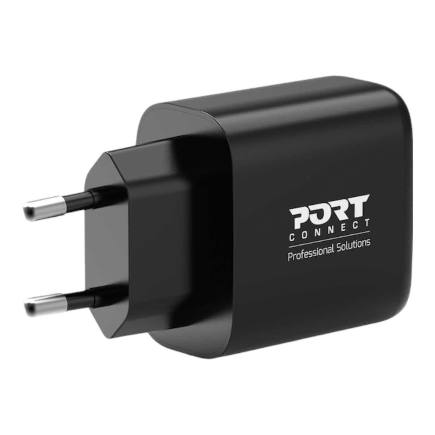 Caricabatterie Da Muro Gan UsB-C E UsB-A - Port Designs - 902104eu - 65 W - Nero