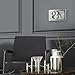 MARATHON Atomic Wall Clock with Stand, White Frame/Stainless Steel Finish - Large, 9-Inch Display - AM/PM or 24-Hour Time Format, Eight Time Zones & Indoor Temperature - Two AA Batteries Included