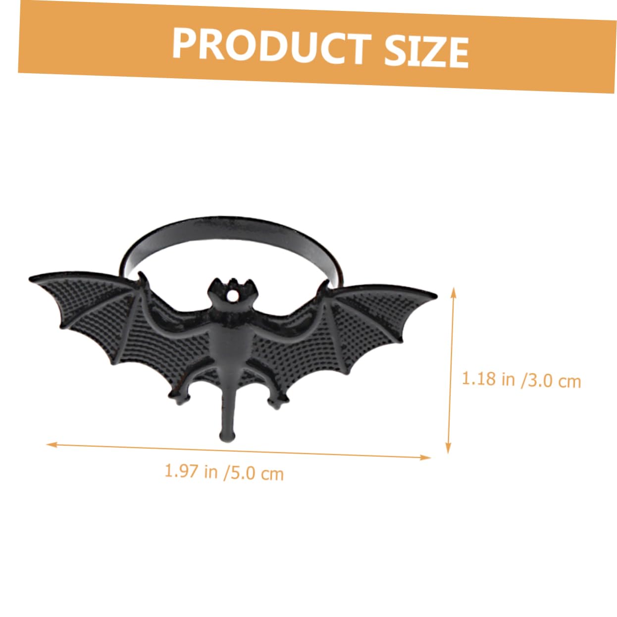 Alipis 4 Sätze Teiliges Halloween Serviettenringe Aus Bat Napkin Buckles Für Halloween Party Dekoration Stilvolle Tischaccessoires Für Unvergessliche Feste 6 Stück * 4