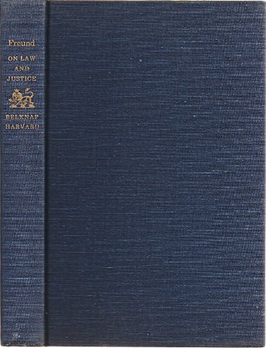 On Law and Justice 0674635507 Book Cover