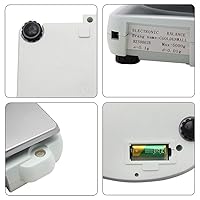 Vista 8 de CGOLDENWALL Báscula de laboratorio 15kgx0.0.04 oz Balanza digital de precisión Balanza electrónica Pesaje de laboratorio Báscula industrial Báscula