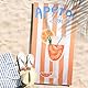 Holy Aperoli Strandtuch – Aperol Geschenk für den Sommer – 180 x 90 cm Handtuch, Sandfrei & Schnelltrocknend – Lustiges Aperol Spritz Design – Strandtuch für Aperol Fans (Orange)