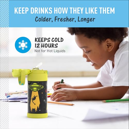 Image of THERMOS FUNTAINER Water Bottle with Straw, 12oz, Out of This World