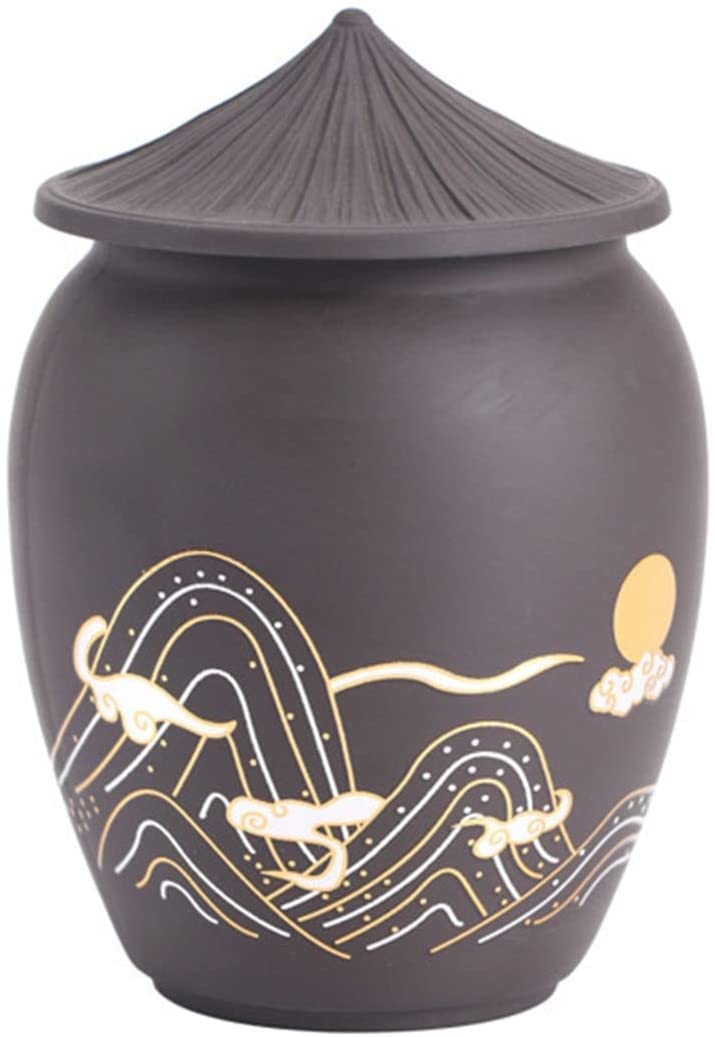 SBZIOJHDR ceramic tea jar, Ceramic Tea Jar,Jars Containers,Kitchen Food Storage Canister, Sealing Candy for