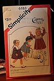 Simplicity Pattern 6183 Size 1/2 Toddler / Cinderella / Toddler's Dress