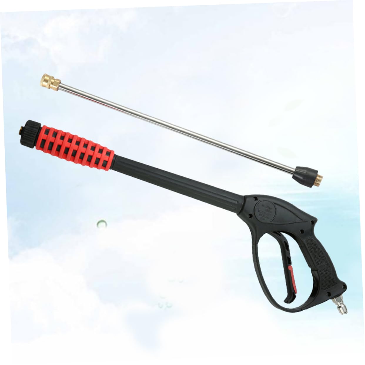Pistolet Nettoyeur Haute Pression Multifonction pour Lavage de Voiture | Commande Main, Plastique et Cuivre, Arrosage Jardin et Entretien Extérieur